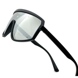Sunglasses Mirrored‎ Lens Visor Sunglasses Sporty Futuristic Men Beach Fishing